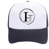 Trucker Hat black circle logo
